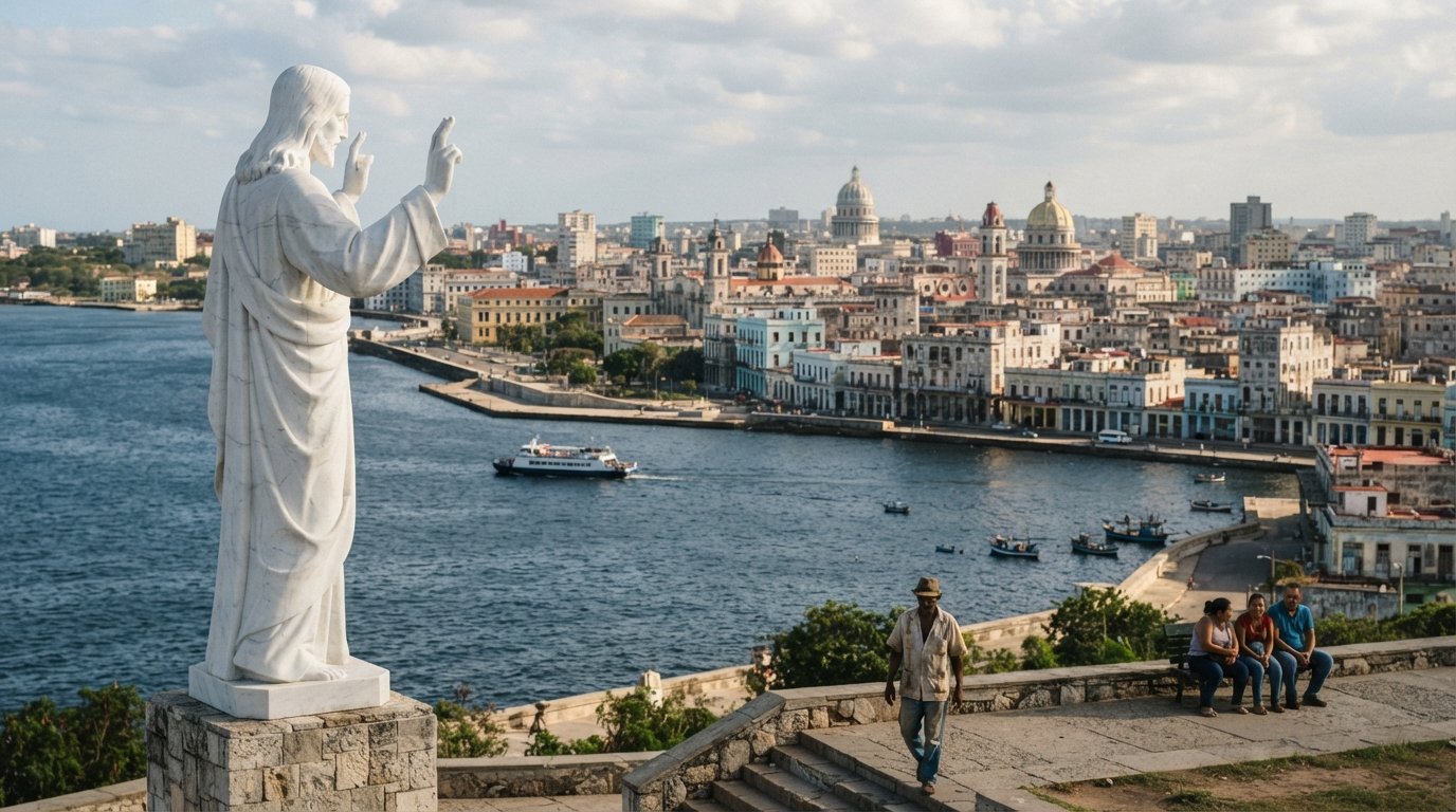 Casablanca, Havana: the hill above the harbour